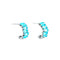 Amalifi Blue Topaz Mini Hoops - 1